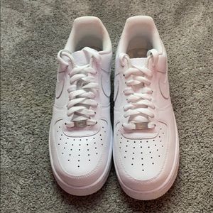 Nike white air force 1’s